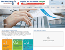 Tablet Screenshot of facture-tunisie.com